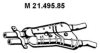 BMW 18101745425 Middle Silencer
